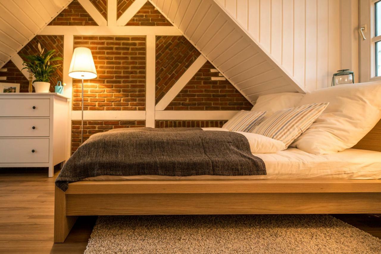 Deichkroenchen Ferienwohnung Altes Land Hamburg Jork Extérieur photo